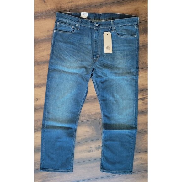 Levi’s 513 Slim Straight Stretch 38 X 30 Jeans Slim Through Thigh New With Tag - Picture 1 of 6